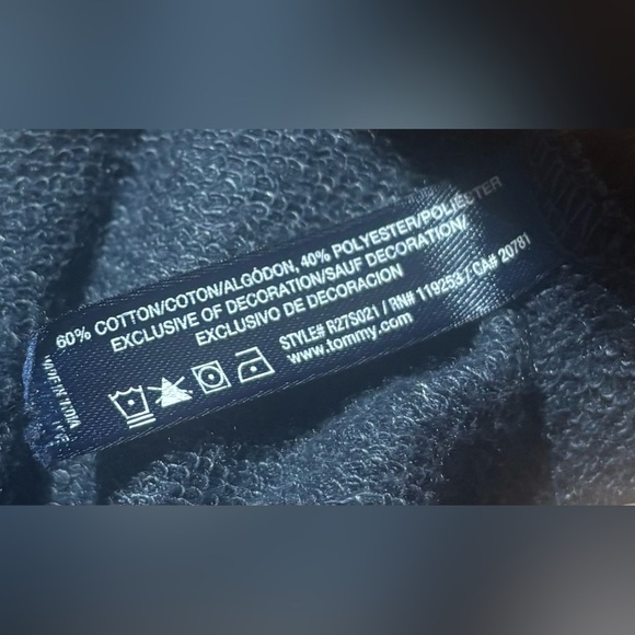 Tommy Hilfiger Cropped Hoodie Women’s XS EUC - Picture 5 of 7